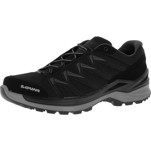Lowa Herren Wanderstiefel Innox Pro GTX Lo wasserdichter Nordic Walking Schuhe Schwarz Grau