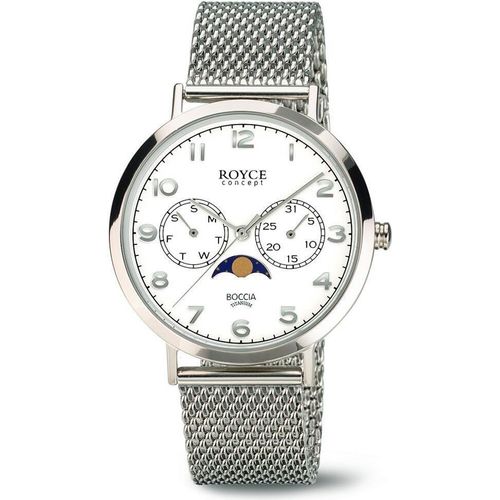 Boccia Royce Damen Uhr 3612-04 Titan Quarz Mondphase