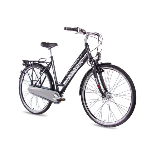 28 Zoll Citybike CHRISSON SERETO 3.0 Lady 7G SHIMANO Nexus schwarz matt
