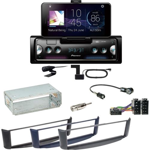 Pioneer SPH-20DAB Digitalradio Bluetooth USB FLAC Einbauset Smart ForTwo 450