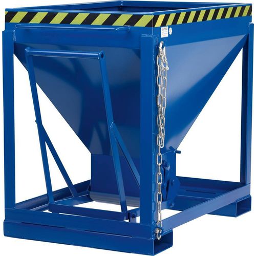 Silowagen Typ RSL-600 780x1200x1030 mm Volumen 0,6 m³Korn 3mm RAL 5010 enzianblau
