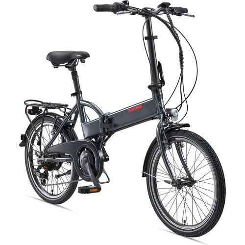 Telefunken E-Bike 20 Zoll Faltrad Pedelec Fahrrad 6 Gang Shimano Kompakt F820