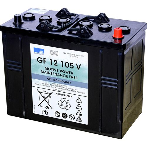 Antriebsbatterie 12V 105Ah Blei Gel für Kärcher Reinigungsmaschinen