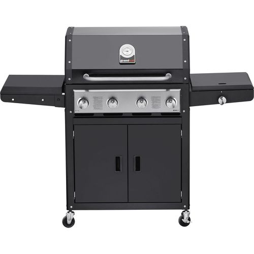 Grandhall Gasgrill Xenon 4 Black - 4 Brenner + Seitenbrenner
