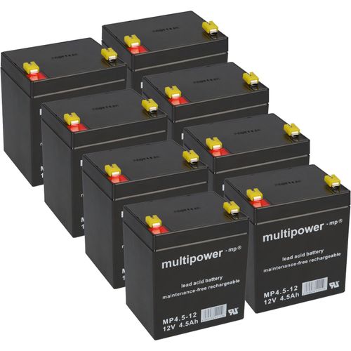 BLEI AKKUS AKKUSATZ kompatibel für APC RBC43 UPS USV RBC 43 8 x 12v 4,5Ah AGM MP
