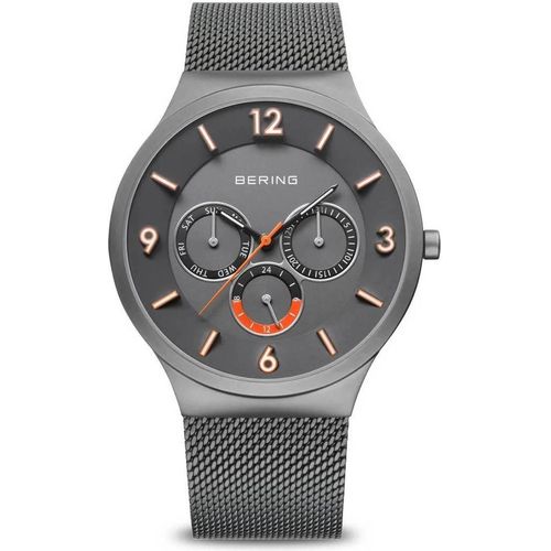Bering Herren Armbanduhr Classic 41 mm Armband Milanaise 33441-377