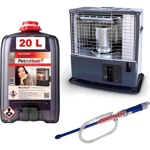 Petroleumofen Tosai 360 A inkl. 20L Petroleum zum Heizen und elektrische Pumpe