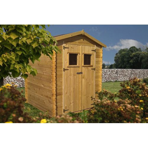 Gartenschuppen 19 mm Wien - L: 200 cm x B: 200 cm - inkl. Dachpappe