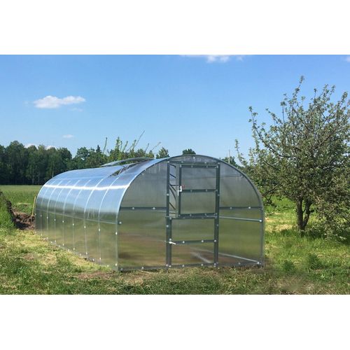 Gewächshaus 14 HKP 6 mm, Grundfläche 12 m²- Abmessungen: 400 x 300 cm (L x B)