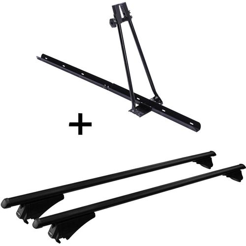 Fahrradträger ORION + Relingträger Tiger Alu XL kompatibel mit für Peugeot Kadjar ab 2015
