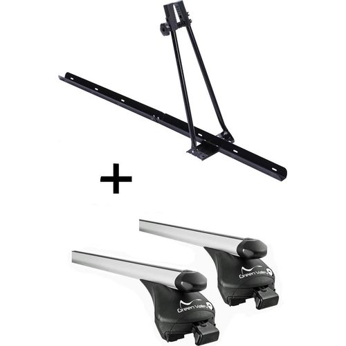 Fahrradträger ORION + Relingträger Quick L kompatibel mit für BMW X1 (E84) 2009-2015