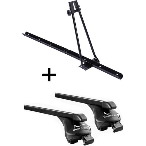 Fahrradträger ORION + Relingträger Quick Stahl L kompatibel mit für Ford Mondeo Kombi ab 2012 Image