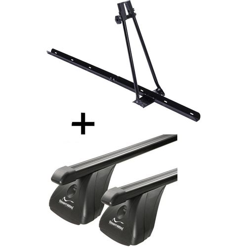 Fahrradträger ORION + Dachträger VDP Stahl kompatibel mit für Opel Vectra C 4 Türer 2002-2008