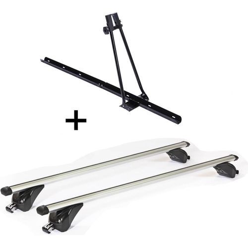 Fahrradträger ORION + Dachträger/Relingträger VDP KING2 kompatibel mit Bmw X5 (F15) (5 Türer) ab 14