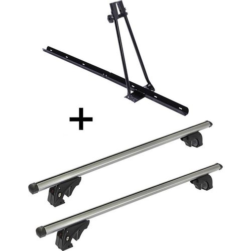 Fahrradträger ORION + Dachträger/Relingträger VDP LION1 kompatibel mit Chevrolet Captiva (5 Türer) ab 11