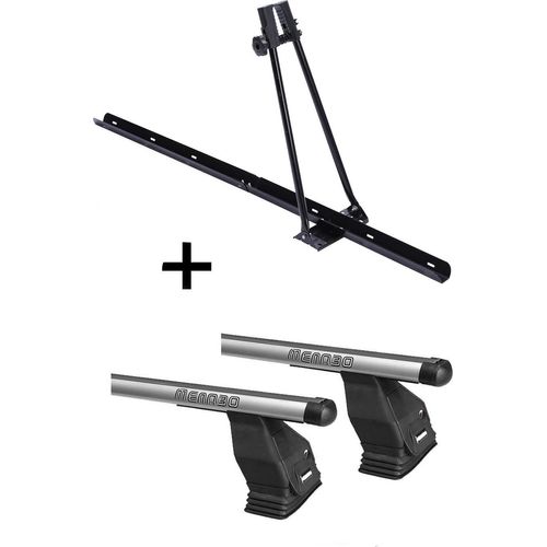 Fahrradträger ORION + Alu Dachträger Menabo Tema kompatibel mit Bmw Serie 3 (G20) (4 Türer) ab 19