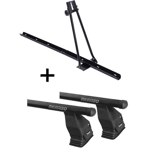 Fahrradträger ORION + Dachträger Menabo Tema Stahl kompatibel mit für Fiat Scudo II ab 2007 Image