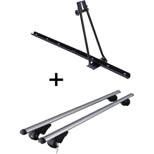 Fahrradträger ORION + Relingträger Rio 135 kompatibel mit Chrysler kompatibel mit für Jeep Cherokee KL ab 14 Image