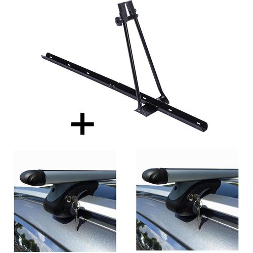 Fahrradträger ORION + Relingträger VDP XL 135 kompatibel mit Mitsuhi Pajero Pinin H60/H70 99-07
