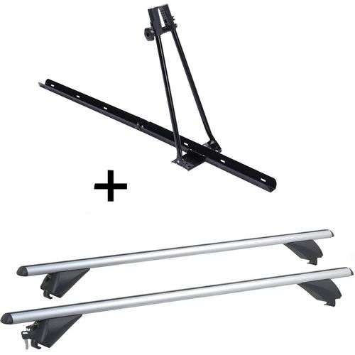 Fahrradträger ORION + Alu Dachträger RB003 kompatibel mit Bmw X5 (F15) (5Türer) ab 2014