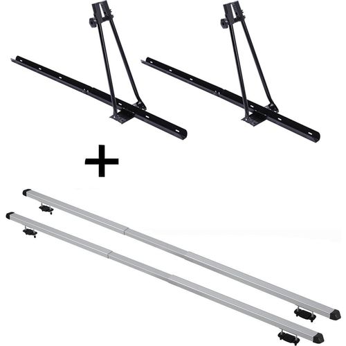2x Fahrradträger ORION + Dachträger RAPID kompatibel mit Bmw X5 (E53) (5Türer) 99-06