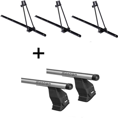 3x Fahrradträger ORION + Dachträger Menabo Tema kompatibel mit für Mercedes B-Klasse W245 2005-2011