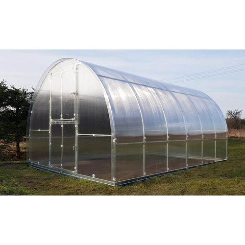Gewächshaus 21 HKP 4 mm, Grundfläche 12 m²- Abmessungen: 400 x 300 cm (L x B)