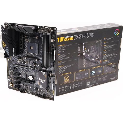 ASUS TUF GAMING B550-PLUS - Motherboard - ATX - Socket AM4 - AMD B550 Chipsatz - USB-C Gen2, USB 3.2 Gen 1, USB 3.2 Gen 2 - 2.5 Gigabit LAN - Onboard-Grafik (CPU erforderlich)