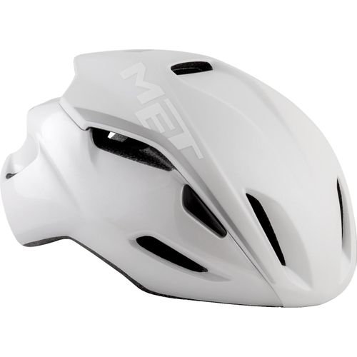MET Fahrradhelm Manta , Grau Weiß, S