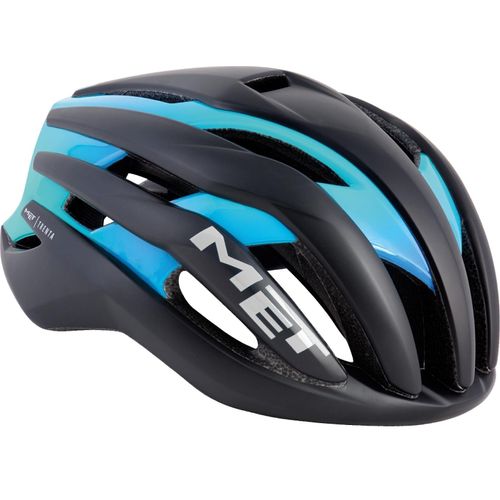 MET Fahrradhelm Trenta , schwarz blau, S