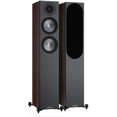 Monitor Audio Bronze 200 (6G) Standlautsprecher Walnuss [Paar]