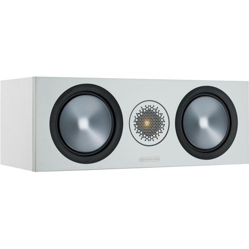 Monitor Audio Bronze C150 (6G) Center-Lautsprecher weiß (Frontseite grau), 1 Stück