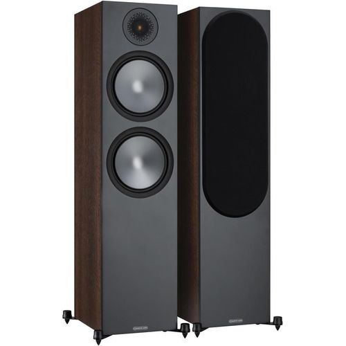 Monitor Audio Bronze 500 (6G) Standlautsprecher Walnuss [Paar]