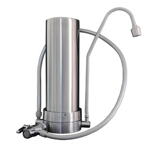 AquaAvanti Mercuro Auftisch Wasserfilter Edelstahl