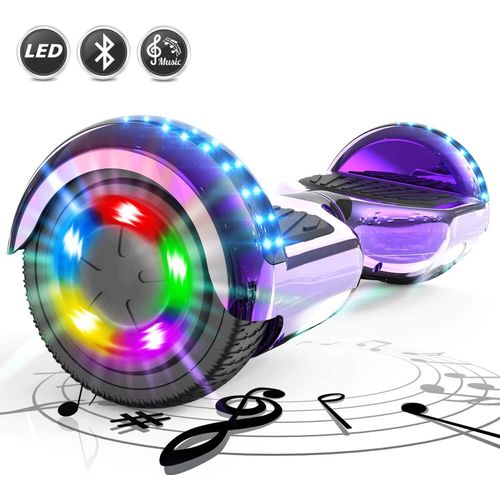 Hoverboards, 6,5 Zoll Balance Scooter für Kinder und Jugendliche Balance Elektroroller mit Bluetooth und LED Board mit leistungsstarkem Motor 700W