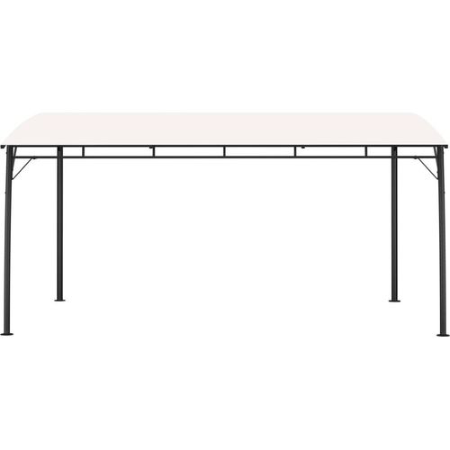 vidaXL Garten-Sonnenschutz 4x3x2,55 m Cremeweiß
