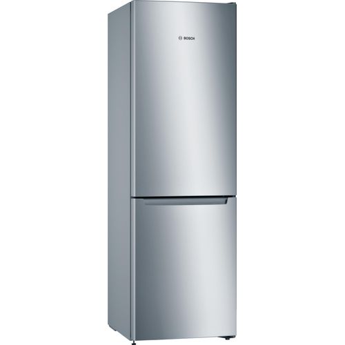Bosch Serie 2 KGN33NLEB Kühl- und Gefrierkombination Freistehend 282 l E Edelstahl