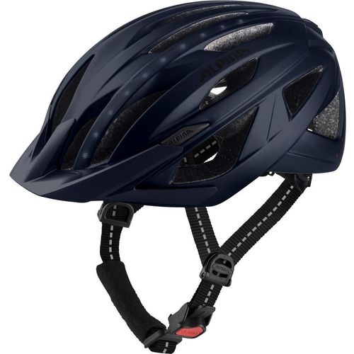 Fahrradhelm Alpina Haga LED indigo matt, Gr.51-56