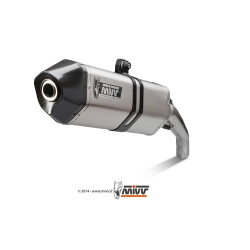 MIVV Speed Edge Slip-on Auspuff homologiert aus Edelstahl für SUZUKI V-Strom 1050 2025