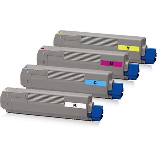 4x Kompatible Tonerkartuschen für Xerox Phaser 7400 DXF Phaser 7400DXF Phaser 7400 DXM Phaser 7400DXM Phaser 7400 N Phaser 7400N Phaser 7400 NM Phaser 7400NM Black Schwarz Cyan Magenta Yellow - Sparset - Color Plus Serie