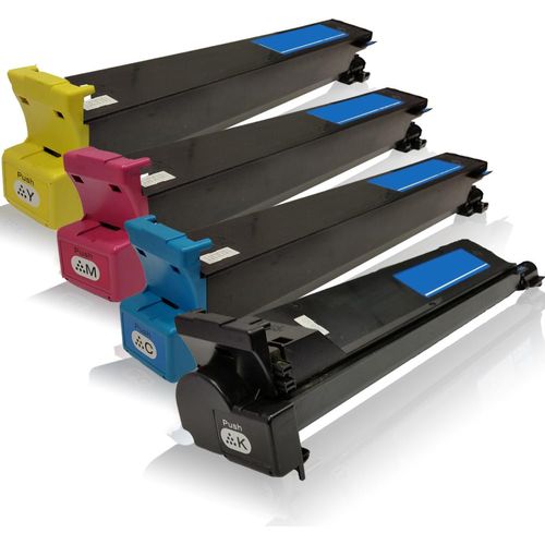 4x kompatible Tonerkartuschen für Konica Minolta BizhubC240 BizhubC250 BizhubC250P Bizhub C240 Bizhub C250 Bizhub C250P Bizhub C 240 Bizhub C 250 Bizhub C 250 P TN-210K TN-210C TN-210M TN-210Y Black Cyan Magenta Yellow Sparset