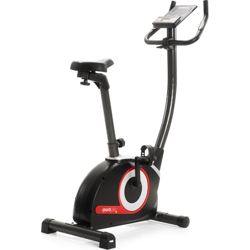 SportPlus I Heimtrainer I Fahrrad, Heimtrainer für Zuhause, 9 kg Schwungmasse, Indoor Cycling Bike mit Riemenantrieb, Permanentmagnet, Bremssystem mit 24 Widerstandsstufen, SP-HT-9510-iE