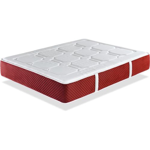 Matratze 100X200 SPRING SUPREME, Hohe 30 CM, Taschenfederkern, Viskoelastisch. 7 Komfortzonen
