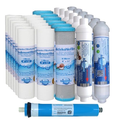 Osmoseanlage Membrane Osmosefilter 10 Zoll 6 Stufen 31 Wasserfilter Osmosis NEU