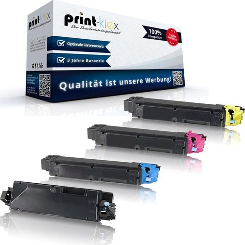 4x Kompatible Tonerkartuschen für Kyocera Copystar M 6035 cidn M 6535 cidn P 6035 cdn TK-5150BK TK-5150C TK-5150M TK-5150Y Schwarz Blau Rot Gelb - Office Line Serie