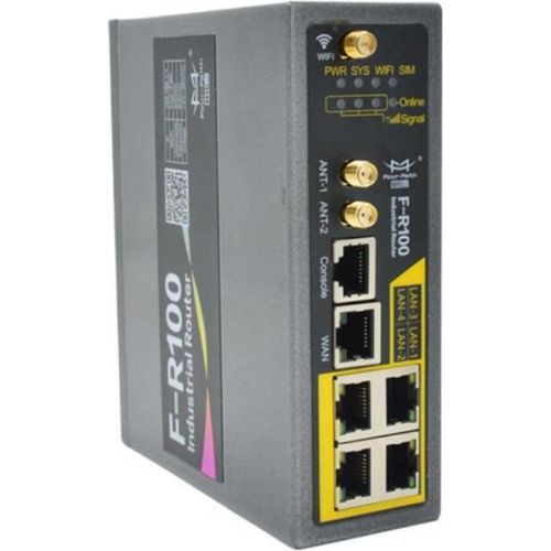 F-R100-FL-SIM2 - Industrierouter M2M 3G/4G, Mobilfunk (LTE/WCDMA), WLAN, 2x SIM