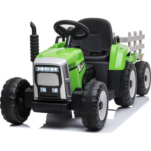 Kinder Elektroauto Traktor Anhänger Kinderauto Kinderfahrzeug Usb Mp3