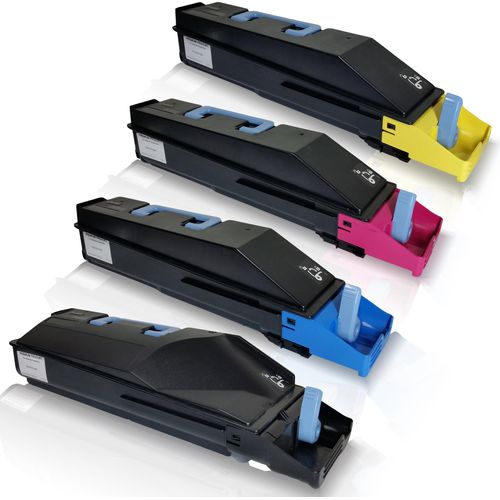 4x kompatible Tonerkartuschen für Copystar CS 400 CI CS 500 CI CS 552 CI TK-855K TK-855C TK-855M TK-855Y Black Cyan Magenta Yellow Sparset - Eco Pro Serie - alle 4 Farben