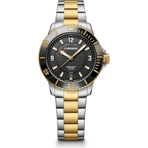 Wenger 01.0621.113 Seaforce Damenuhr Taucheruhr 36mm 20 ATM