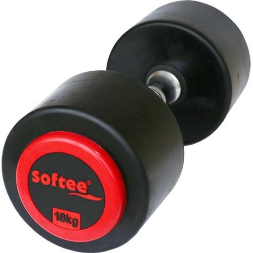 Softee Pro-sport 18kg Hantel Schwarz 18 kg Schwarz 18 kg